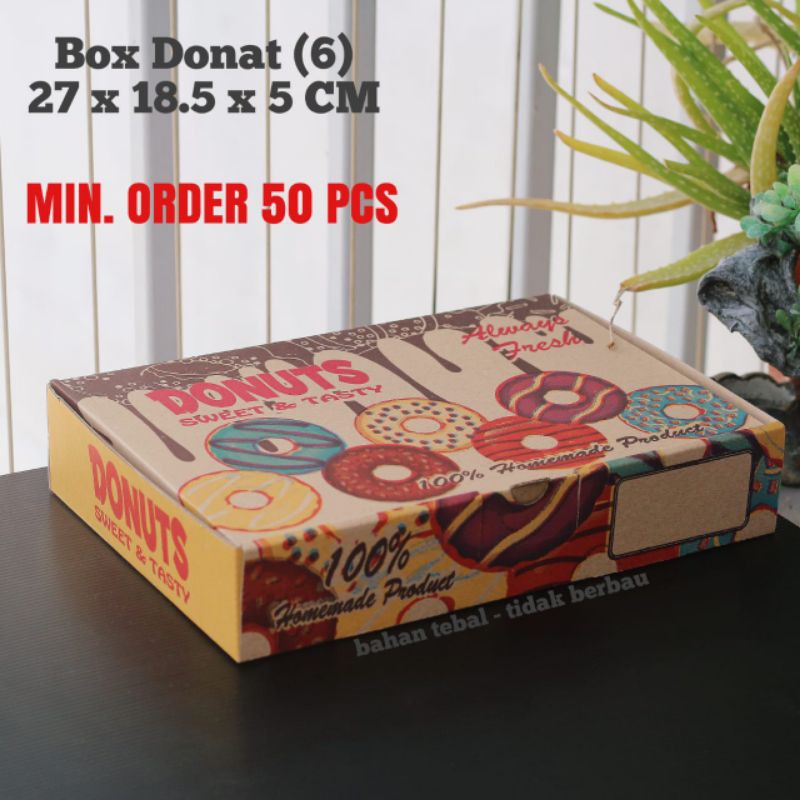 

KARDUS - BOX DONAT - KOTAK DONUT (pembelian min 50 pcs)