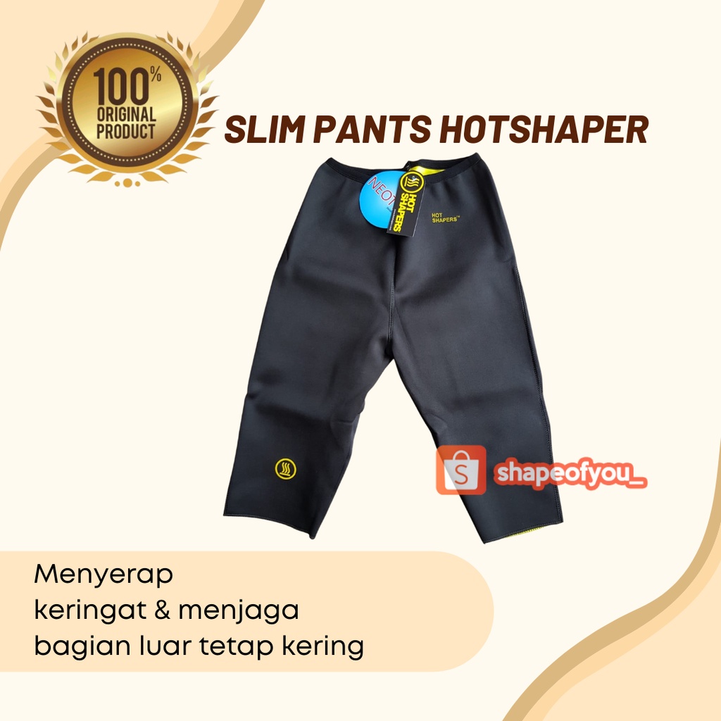 Celana pembakar pelangsing lemak perut buncit pinggang paha jumbo wanita xl xxl hotshaper slim pants