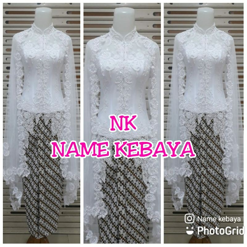 Set kebaya akad nikah eksklusif