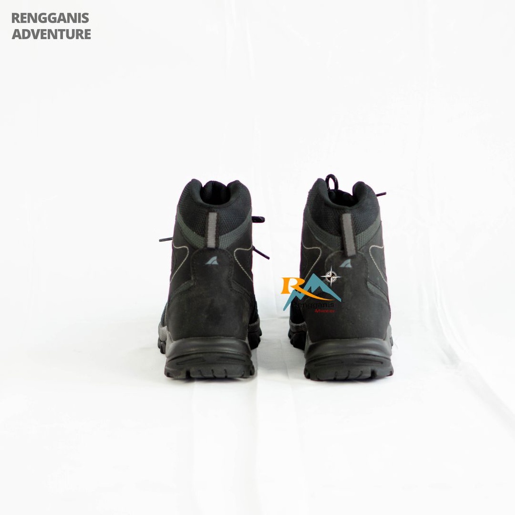 Sepatu Gunung AREI HIGH All Black Sepatu REI Outdoor Hiking