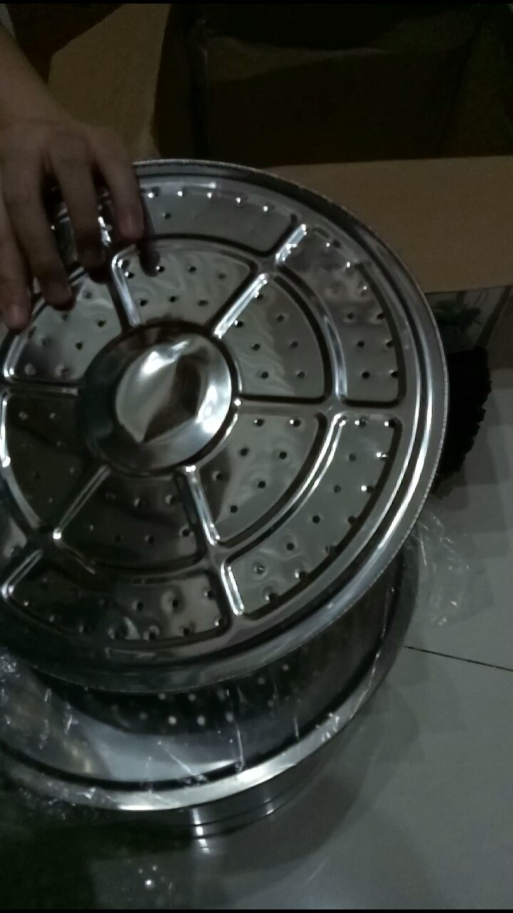 Panci Set Steamer Stock Pot Stainless 4 In 1 (4pc)