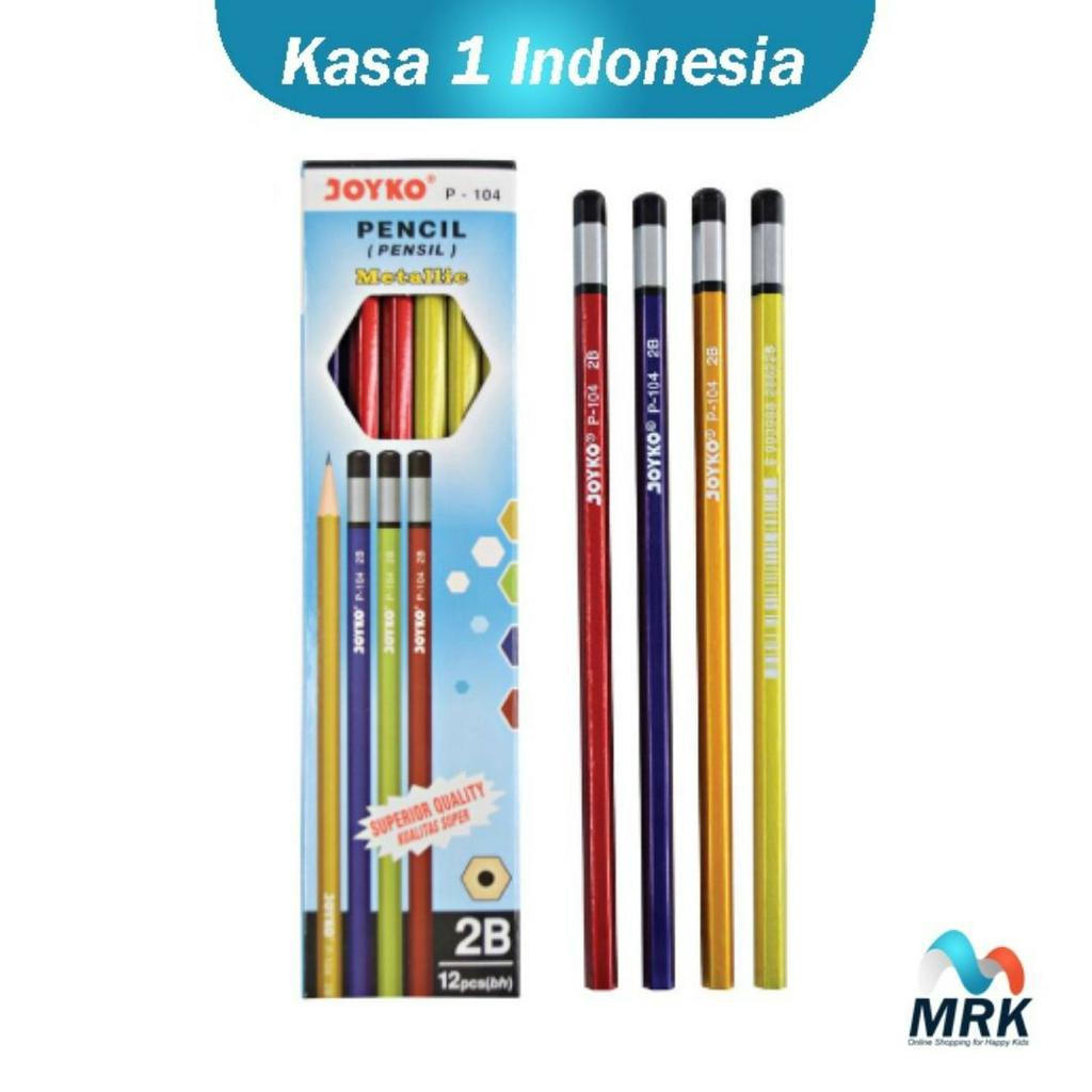 

Pensil Metallie 2B Super Quality isi 12 Pcs