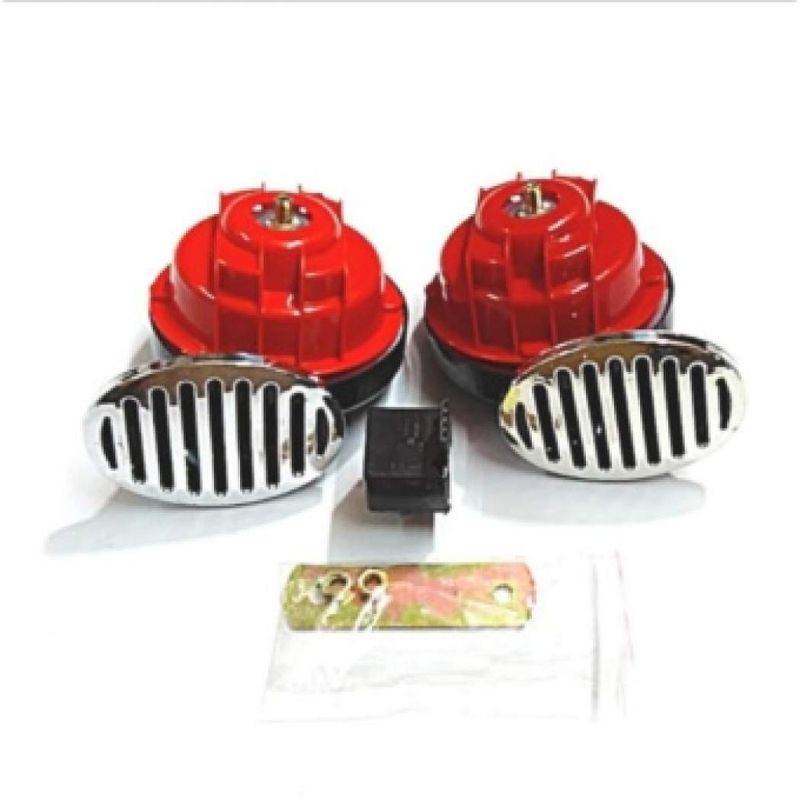 GR Klakson Keong Motor Okd Dan Kazito Isi 2 Pcs+Riley Universal Cocok Motor  Dan Mobil Ori