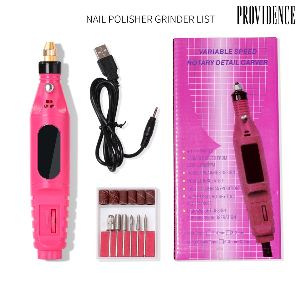 Providence Nail Polisher USB Powered Gel Polish Removal Manicure Tool Nail Art Pedicure Supplies for Salon