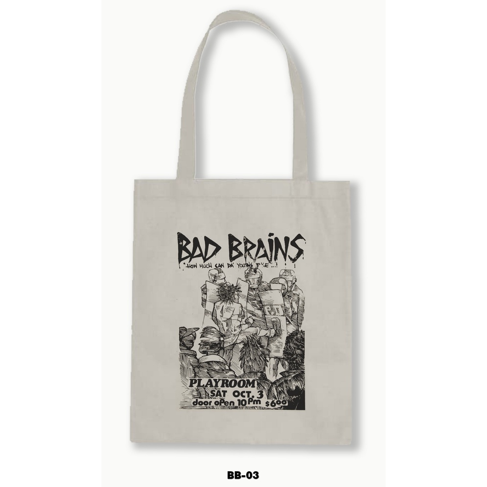 TOTE BAG BLACU - BAD BRAINS