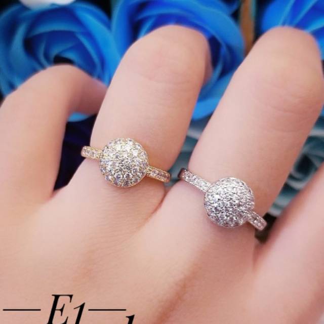 Xuping cincin lapis emas 24k 0619e