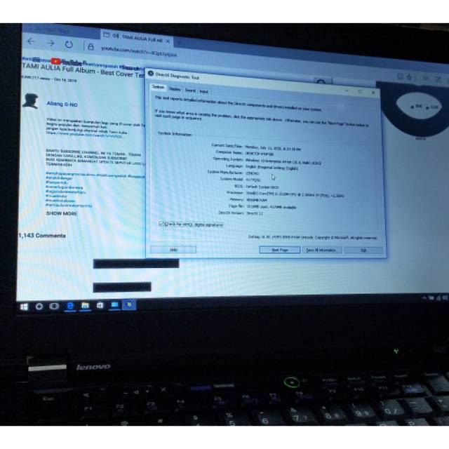 Laptop Lenovo thinkpad T420 core i5
