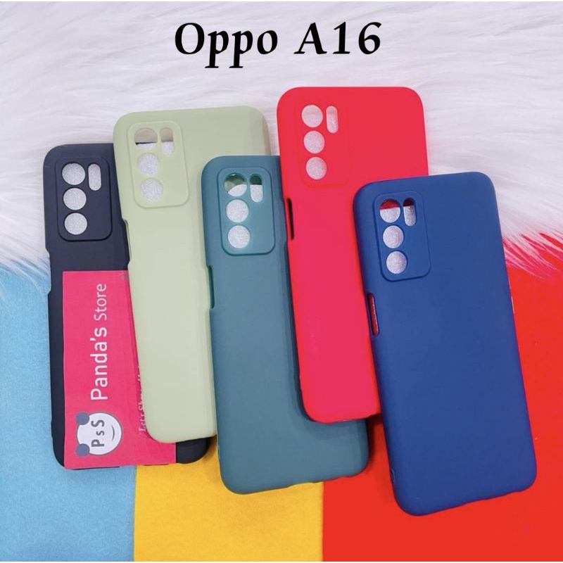 Case Oppo A16 Babycase + Pelindung Kamera, Makaron Full Color (PsS)