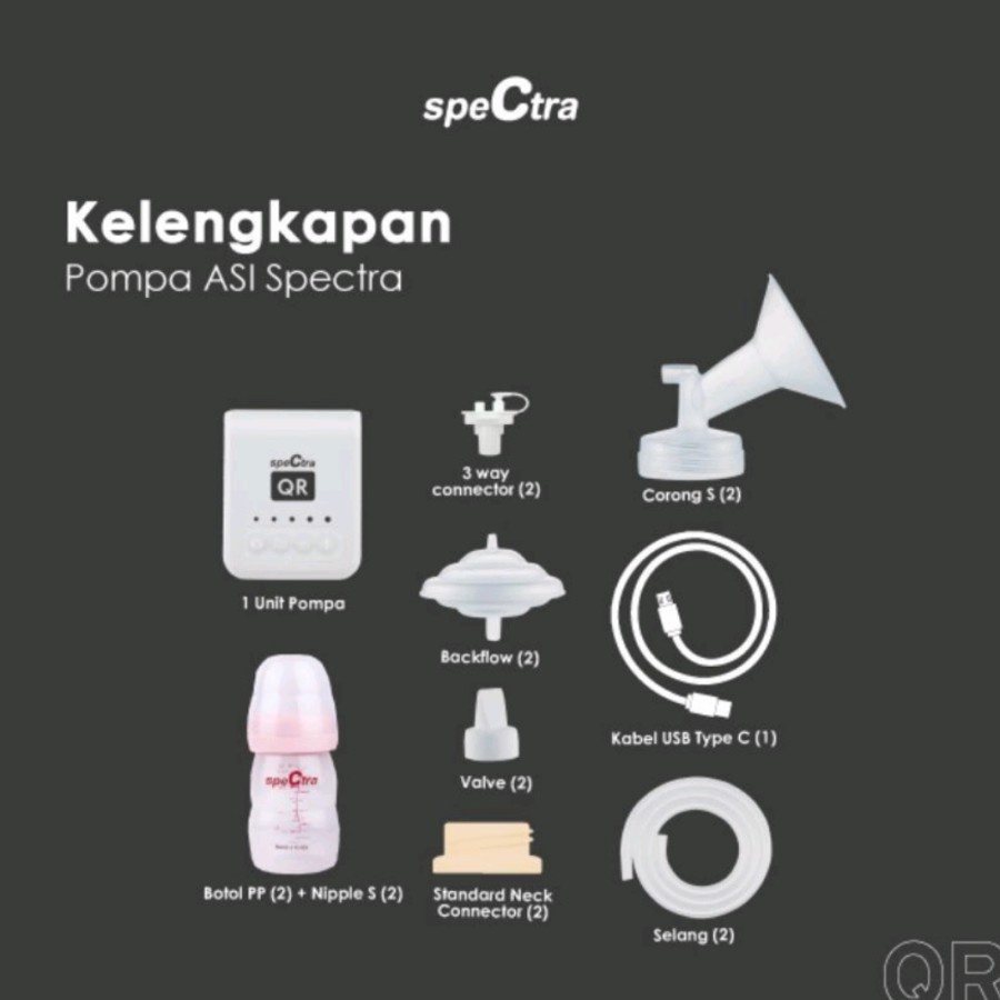 Pompa Asi Elektrik Spectra QR (Q+ Rechargeable) Terbaru