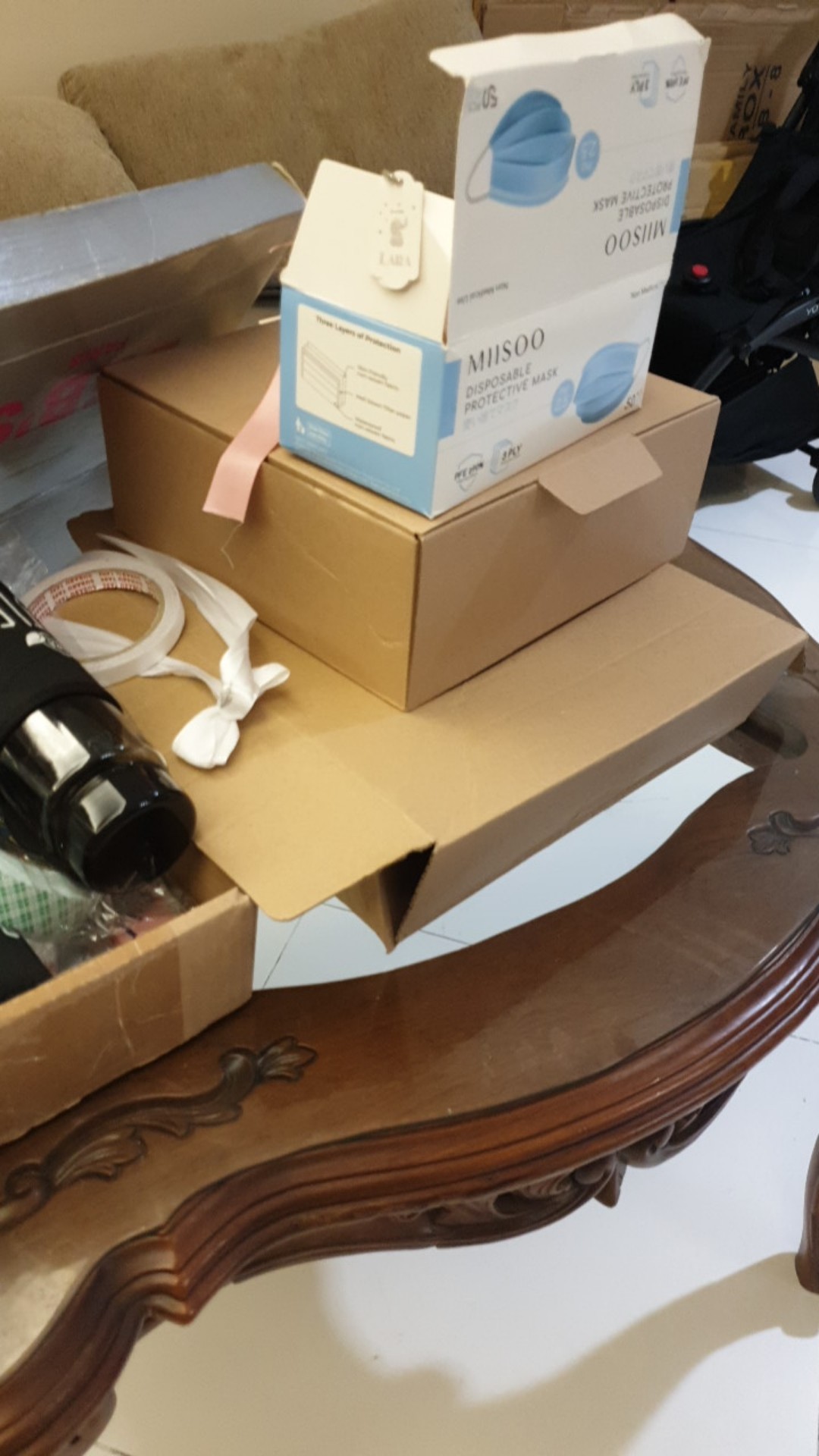 Kardus / Box Pizza / Baju / Kue 30x30x8 Cm