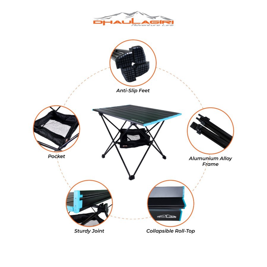 Meja Lipat Dhaulagiri Folding Table 503