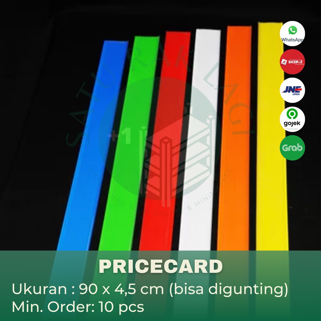 Tokaiaja Pricecard Mika Label Harga Rak Toko Supermarket Gondola