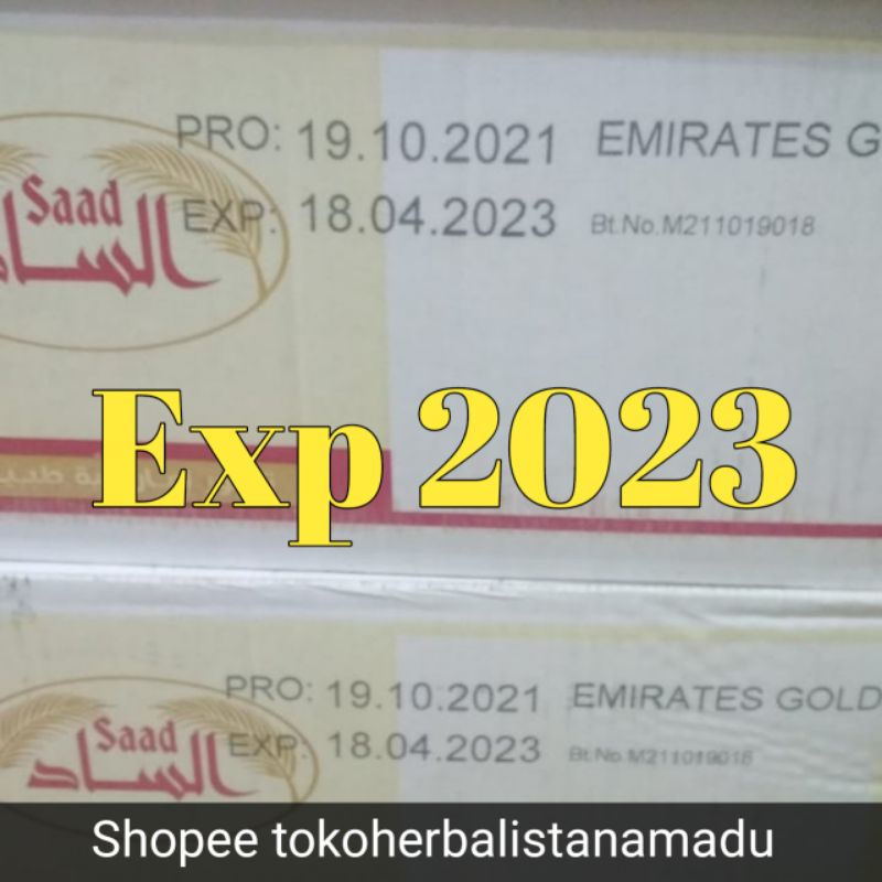 

KURMA AL SAAD PER KARTON 10KG exp 2023