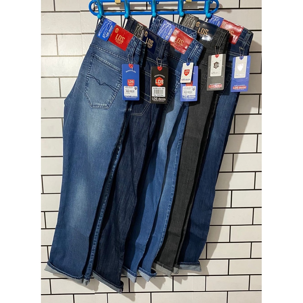 CELANA JEANS LDS PRIA TERBARU MODEL SOBEK