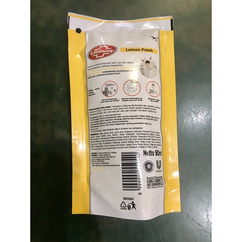 Lifebuoy Cair 5000 90 ml Sabun Mandi Pouch