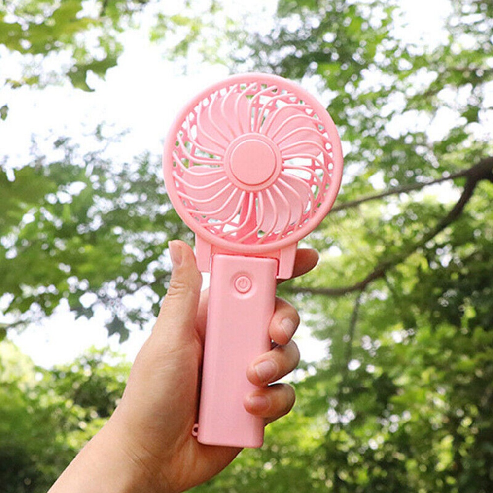 Kipas Angin Genggam Mini Portable Tanpa Baterai Untuk outdoor / Travel / Kantor / Asrama Mini fan