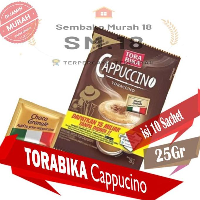 

Update Torabika Cappucino 25G Sachet - Grosir Sembako Termurah- Per 10S Terlaris