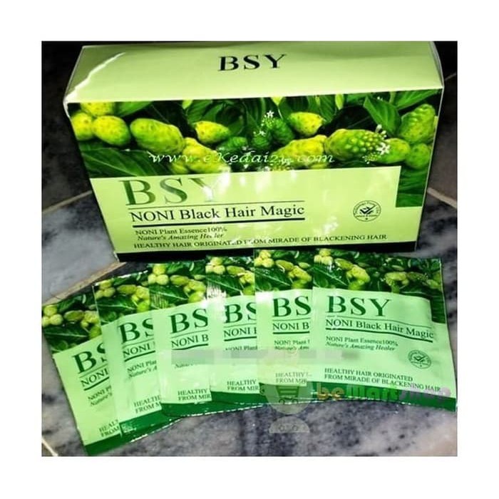 Jual Vitamin Rambut - Minyak Rambut - Minyak Kemiri Bsy Noni Black Hair  Magic Shampoo Bpom Ready Stock | Shopee Indonesia