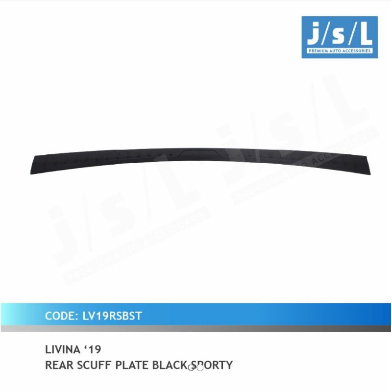 Sillplate belakang all new Livina 2019 hitam sporty jsl