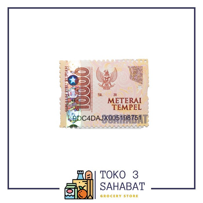 

Materai Perangko 10rb