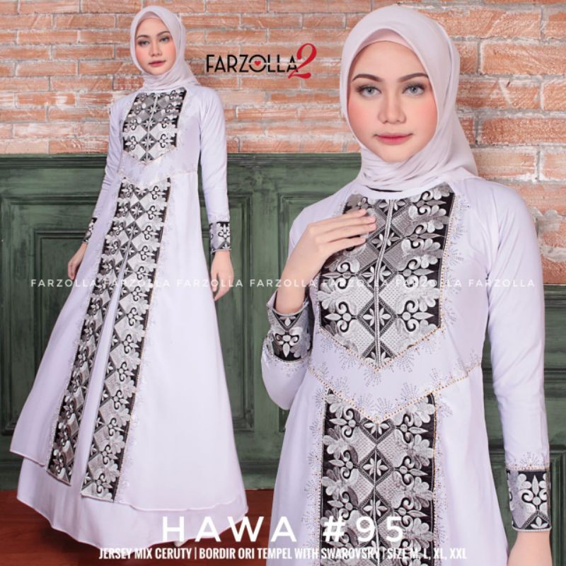 Abaya turkey original white series bordir silver mewah elegan|abaya turkey seri warna putih terlaris