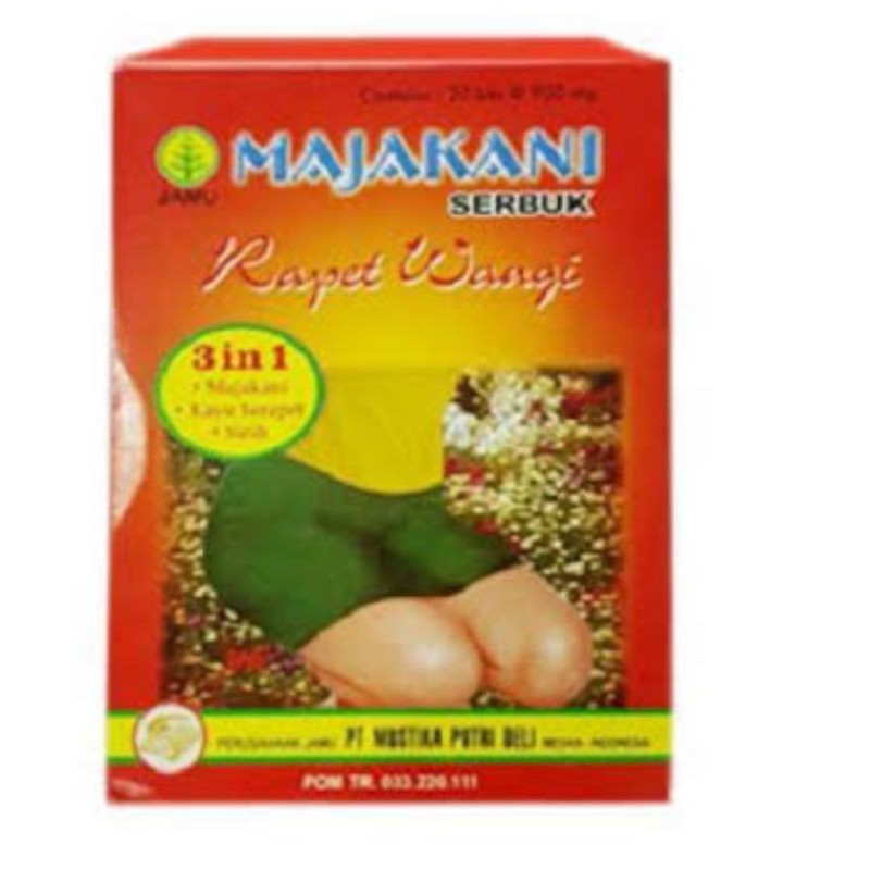 Jamu Majakani Serbuk / Rapet Wangi Bubuk 3in1