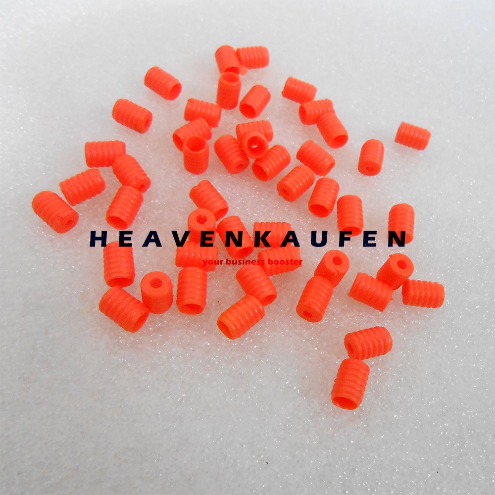 Stopper Adjuster Pengatur Adjustable Tali Karet Strap Masker Warna Orange Harga Per Pack isi 50 Pcs Type A