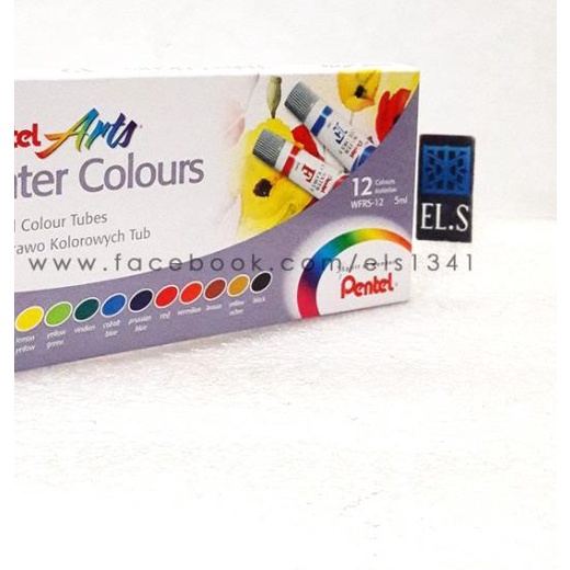 

☂ Pentel Water Color 12 Warna ( Cat Air ) ♙