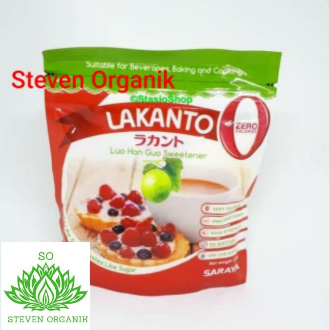 

Lakanto Lou Han Guo Sweetener Monk Fruit/Gula Keto 200 Gr