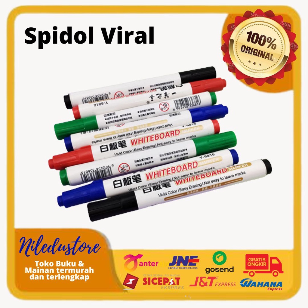 

Magic marker floating pen water/spidol ajaib/Spidol Apung Air/ spidol Papan Tulis - Kode B Isi 12pcs