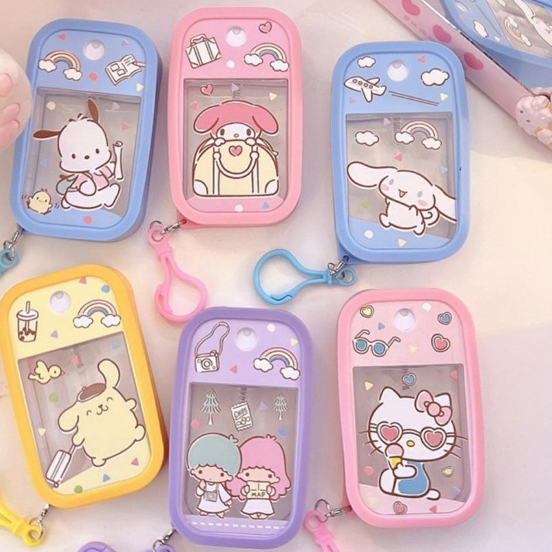 Gantungan Tas Tempat Hand Sanitizer Spray Sanrio Snoopy Disney (Tanpa Isi) Hello Kitty My Melody LTS