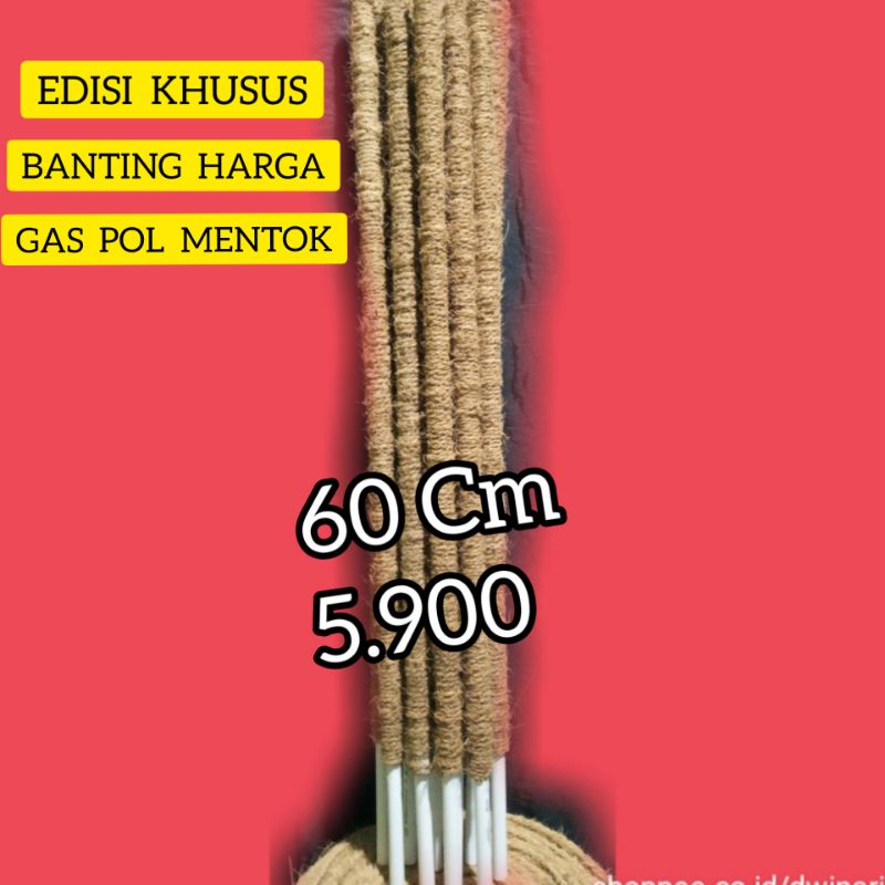 P60Cm// Grosir & Suplaiyer Turus Penyangga Penegak Rambatan Asesoris Pernik Media Tanaman Hias Sirih