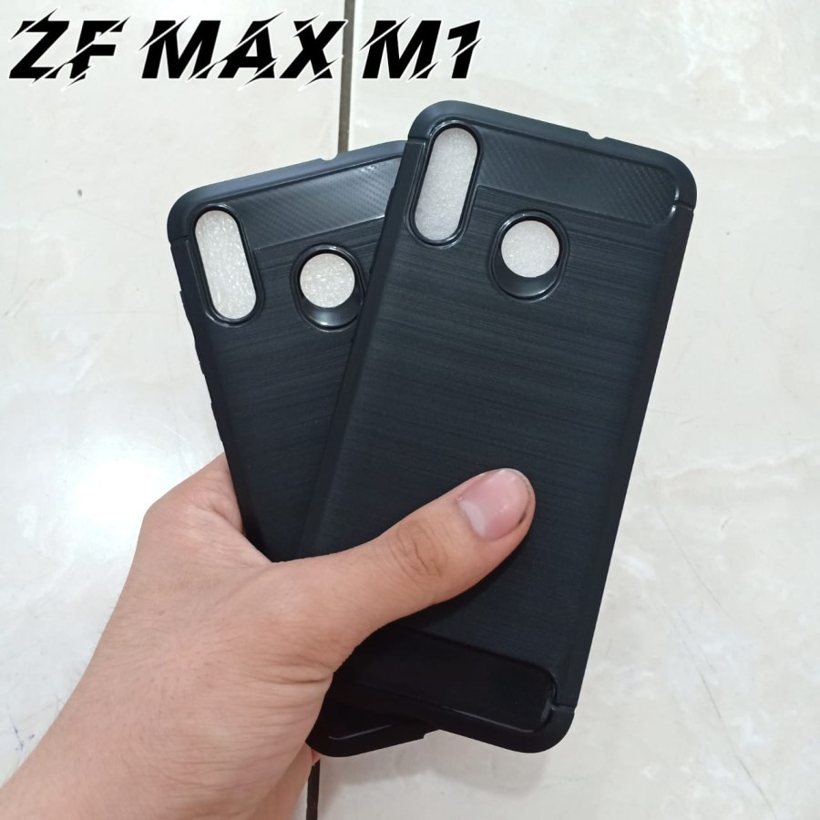 ASUS ZENFONE MAX M1 ZB555KL MAX M2 ZB633KL Silicon Carbon Slim Fit Soft Case Premium