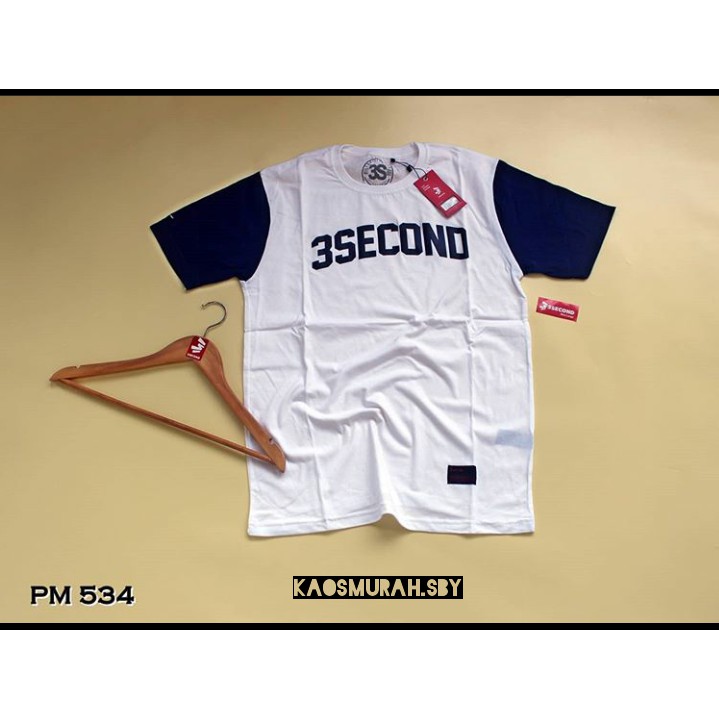kaos 3 second,kaos 3 second murah,kaos 3 second keren,kaos 3 second surabaya,kaos 3 second jember