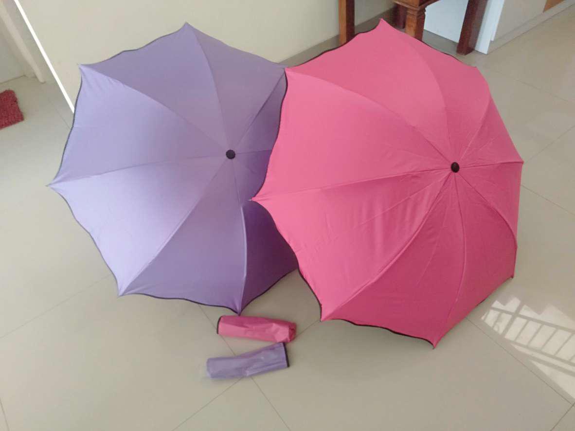 Payung Lipat Anti Uv Radiasi Sinar Matahari Payung 3d Payung Magic