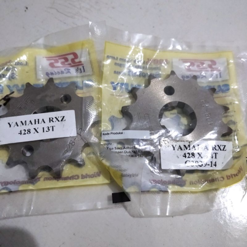 GEAR DEPAN RXZ JUPITER VEGA VIXION 428 12T 13T 14T 15T SSS