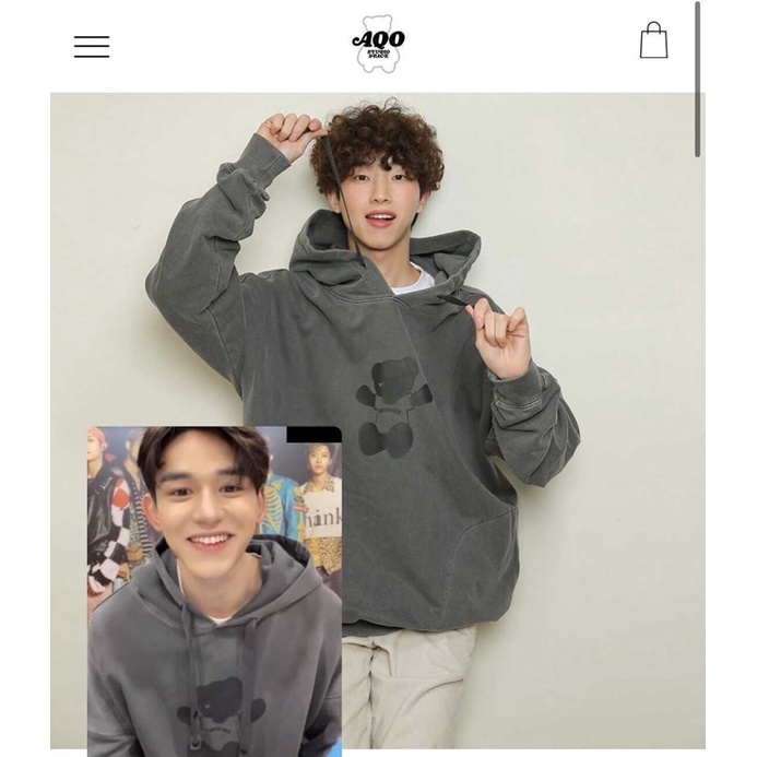 Preloved HOODIE AQO LUCAS PURPLE