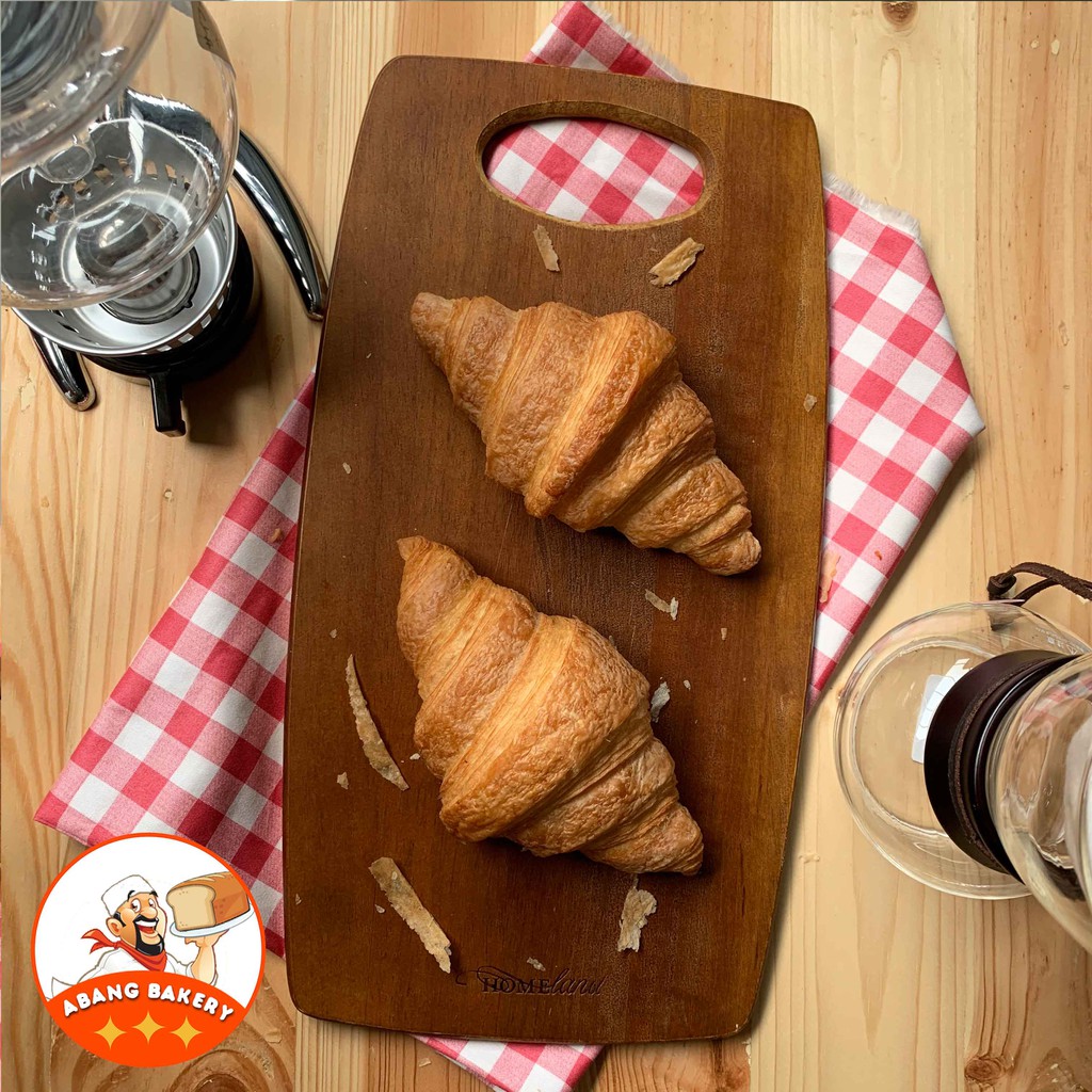 

Supplier Cafe| Croissant Butter Besar PREMIUM| Roti Croisant Plain Roti 80gr