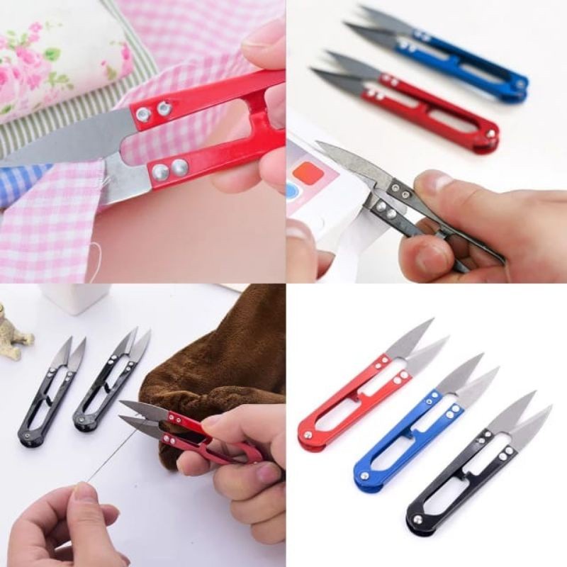 Gunting Cekris Alat Pemotong Benang Tali Jahit Jahitan Scissor Bahan Stainless Steel Berkualitas Tajam Kuat Peralatan Perlengkapan Sewer Sewing Rajut Rajutan Tailor Penjahit Menjahit Potong Pakaian Baju Celana Jeans Home Stuff Cutting Grosir Prakarya