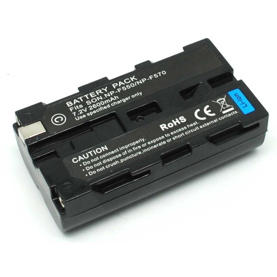 Baterai Kamera Sony NP-F330 NP-F530 NP-F550 NP-F570 (Replika 1:1)-Hitam