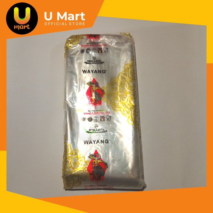 Plastik Laundry Kiloan PP 1pack Kantong Plastik Kerupuk Besar
