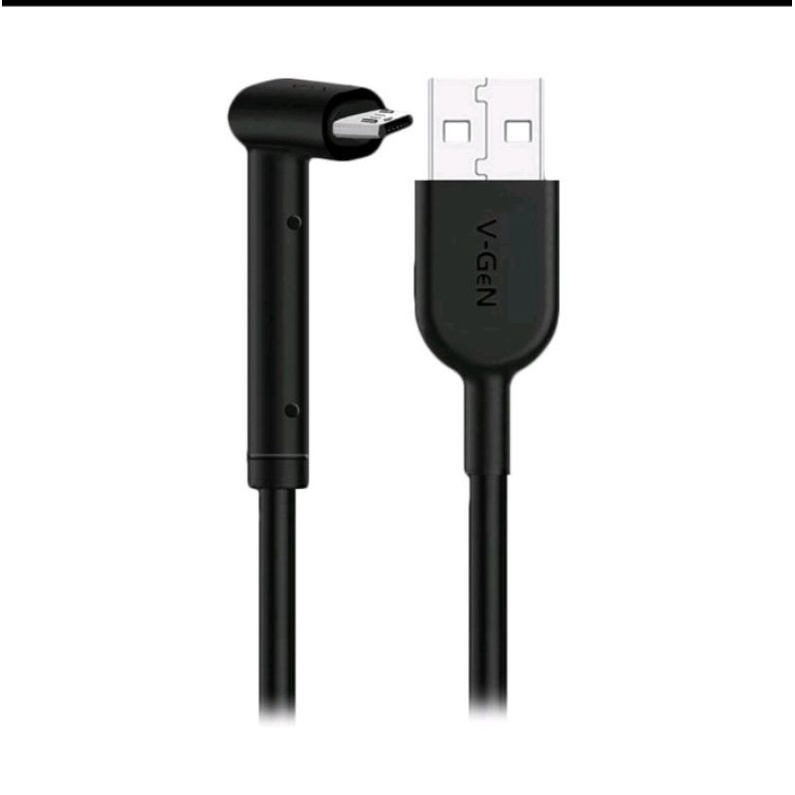 Kabel Data Micro USB Vgen CM1-04 V-GeN Fast Charging 2.4A Stand Holder panjang 1M