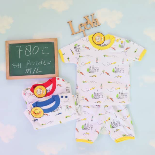 Setelan lengan pendek leeva 780C