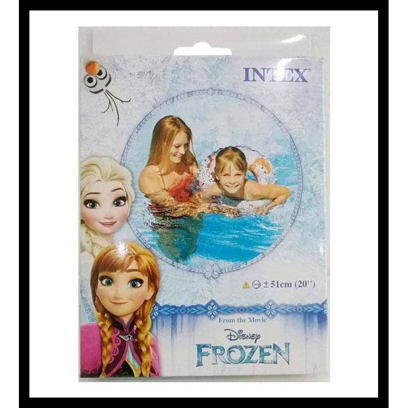 GRATIS  Ban Pelampung Renang Anak Frozen Swim Ring Intex 56201