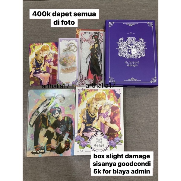 manhwa le vol 5 unsealed sibap suddenly i became a princess wmmap fullset limited