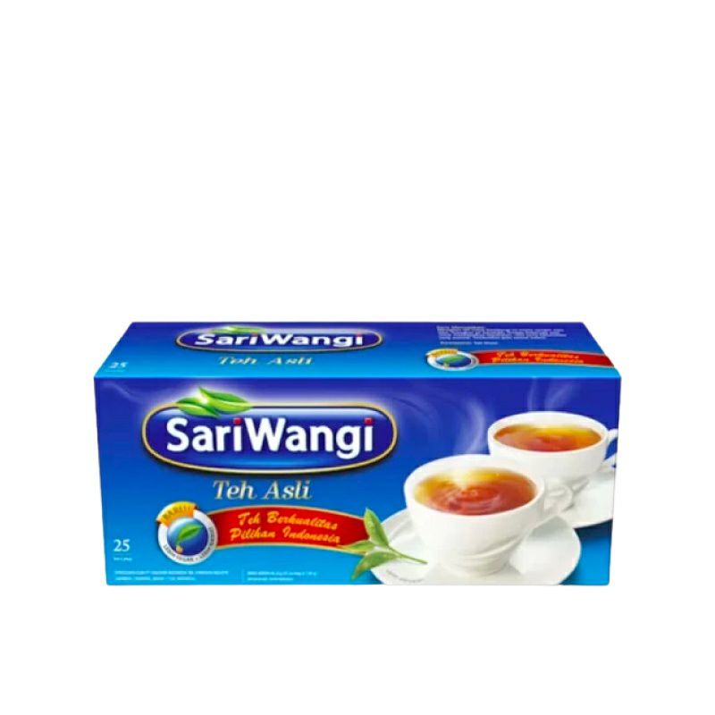 

Sari Wangi Asli teh kantong isi pcs 25 kantong × 1.85 gram