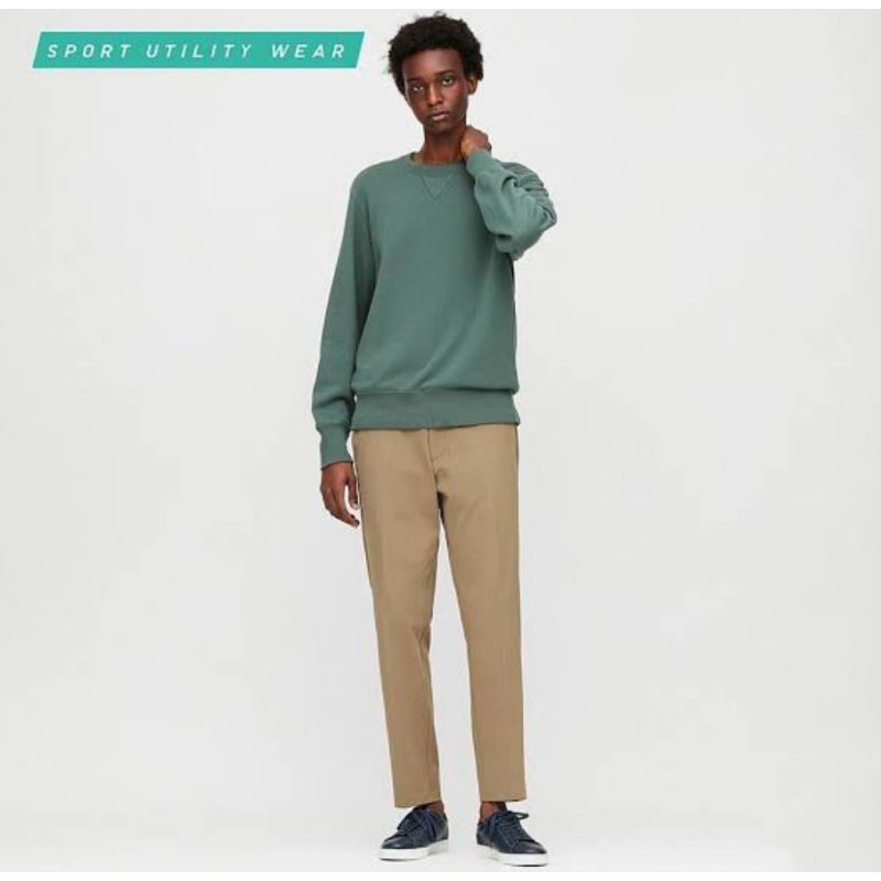 Uniqlo MEN ezy ankle pants in beige