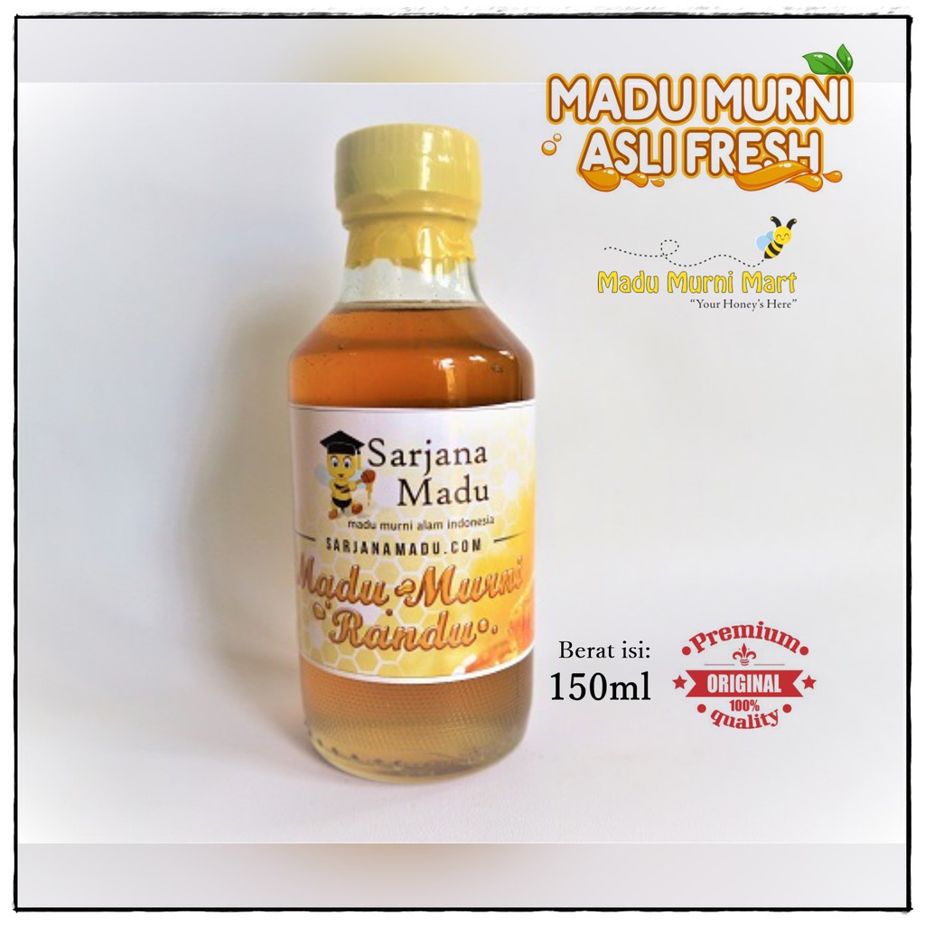 

Madu Murni Randu 100% Asli Fresh 150ml