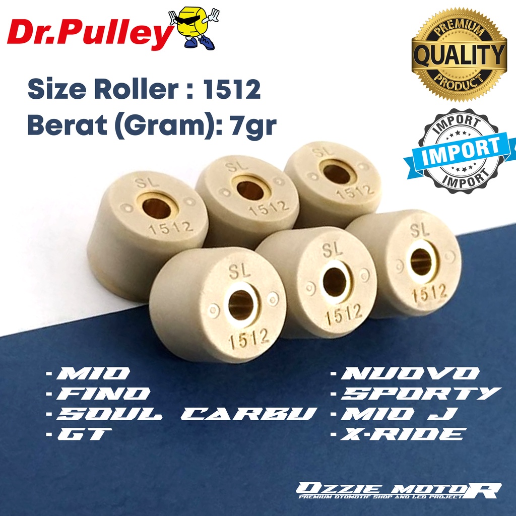 ROLLER DR PULLEY SIZE 1512 7gr ORIGINAL 100%