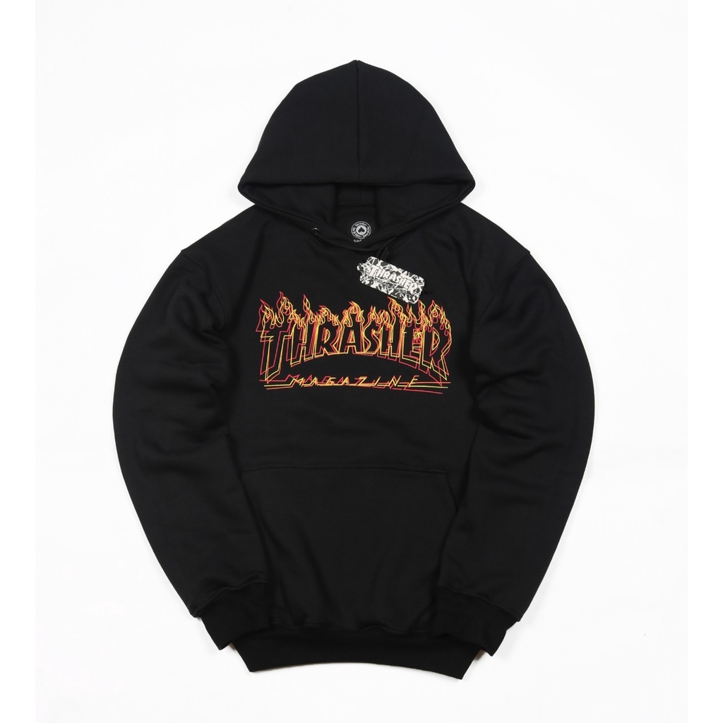 Jaket Sweater Hoodie THRSHR FIRE – Edition Fashion Trendy Casual Pria Wanita Good Brand Quality Stylish